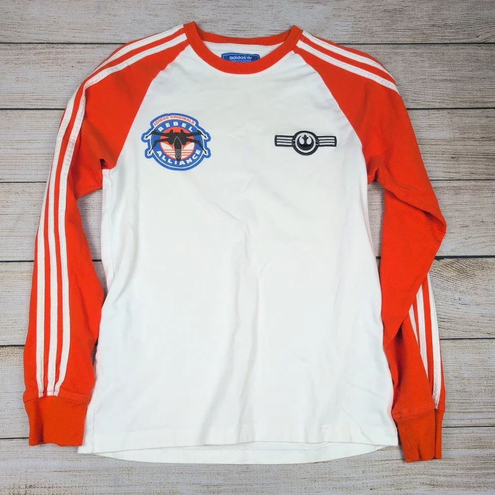 Adidas Star Wars Rebel Alliance Rogue Squadron Long Sleeve Shirt  Size‎ Small